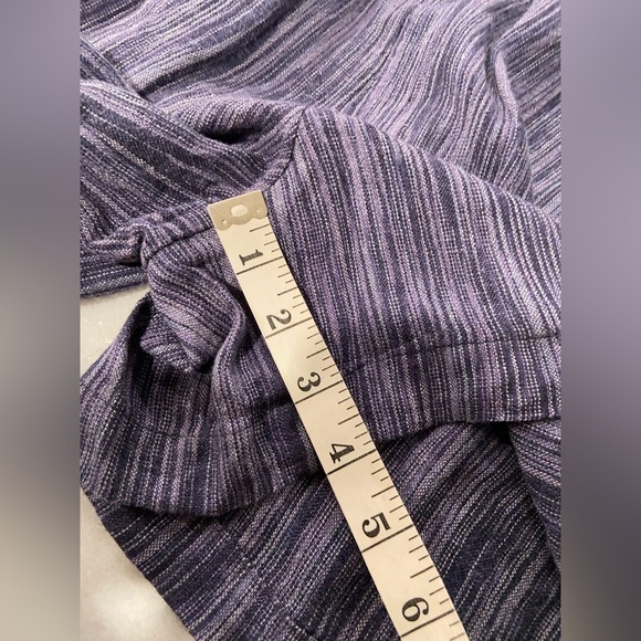 NWT Time & Tru Size S Blue Linen Blend Comfy Pull On Drawstring Shorts Pockets - Picture 12 of 16